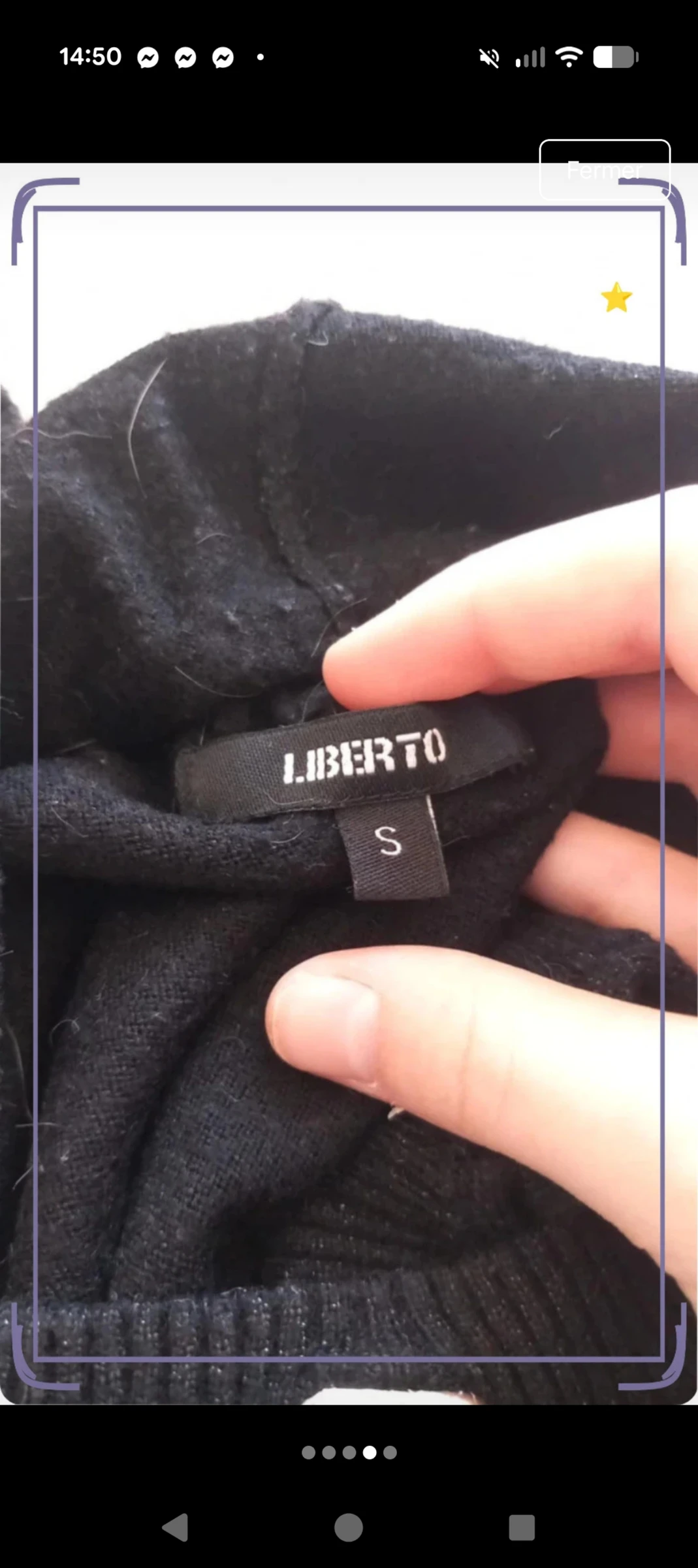 Pull à capuche noir grl pwr Liberto - Taille S (Très bon état) – photo 4